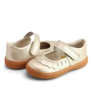 VGUC Livie & Luca RUCHE CLASSIC Mary Jane, Champagne, 3Y
